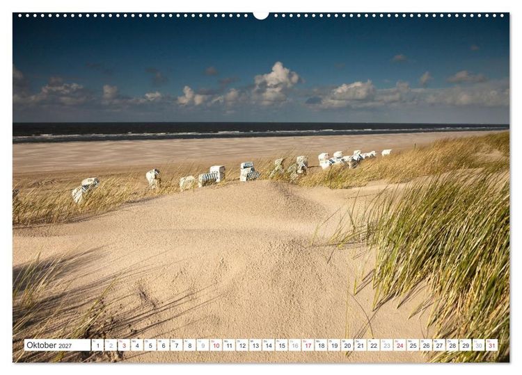 Produktbild: Meerblick - die Nordsee (Wandkalender 2027 DIN A2 quer), CALVENDO Monatskalender