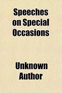 Produktbild: Speeches on Special Occasions
