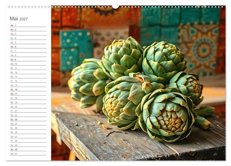 Produktbild: Superfood Vitality - Die Kraft der Superfoods in KI-Bildern (Wandkalender 2027 DIN A2 quer), CALVENDO Monatskalender