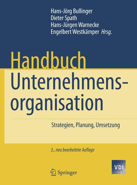 Produktbild: Handbuch Unternehmensorganisation
