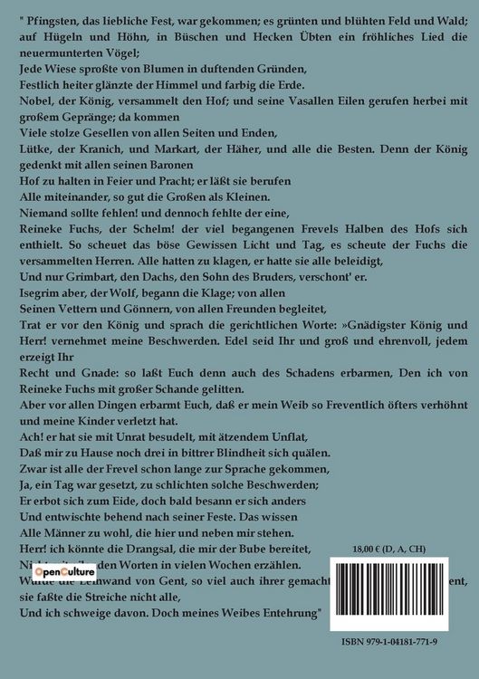 Produktbild: Reineke Fuchs