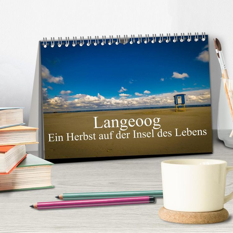 Produktbild: Langeoog &ndash; Ein Herbst auf der Insel des Lebens (Tischkalender 2026 DIN A5 quer), CALVENDO Monatskalender