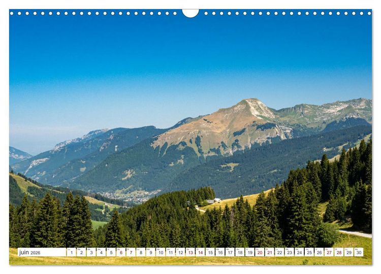 Produktbild: Les Portes du Soleil, Haute-Savoie (Calendrier mural 2026 DIN A3 vertical), CALVENDO calendrier mensuel