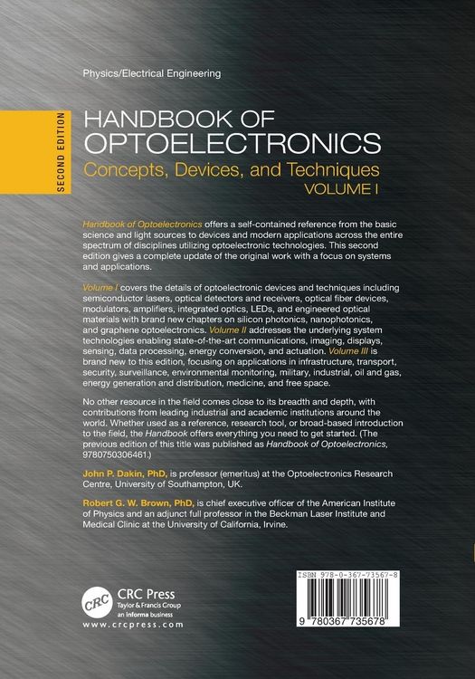 Produktbild: Handbook of Optoelectronics
