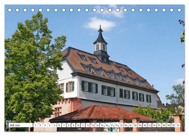 Produktbild: Gro&szlig; Umstadt vom Frankfurter Taxifahrer (Tischkalender 2026 DIN A5 quer), CALVENDO Monatskalender