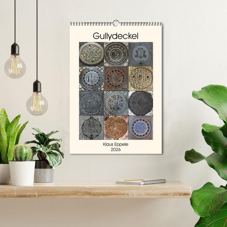 Produktbild: Gullydeckel (Wandkalender 2026 DIN A3 hoch), CALVENDO Monatskalender