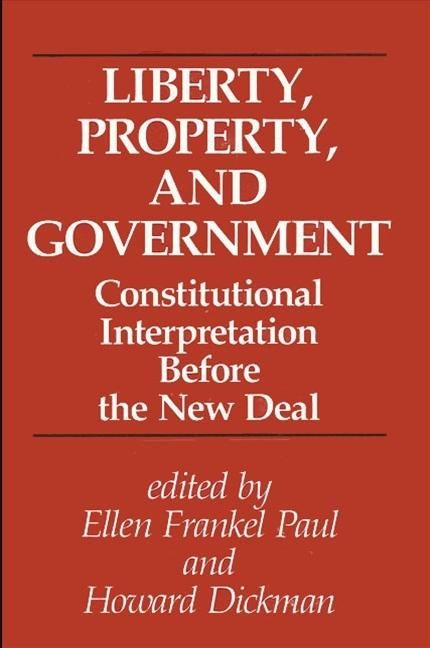 Produktbild: Liberty, Property, and Government