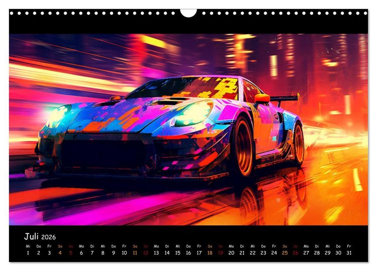 Produktbild: Im Rausch der Geschwindigkeit (Wandkalender 2026 DIN A3 quer), CALVENDO Monatskalender