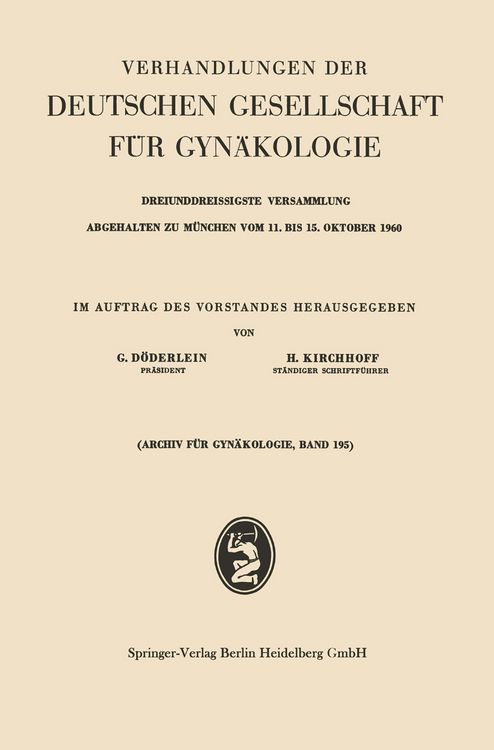 Produktbild: Verhandlungen der Deutschen Gesellschaft f&uuml;r Gyn&auml;kologie
