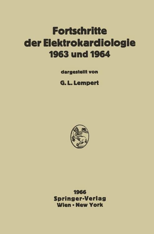 Produktbild: Fortschritte der Elektrokardiologie 1963 und 1964