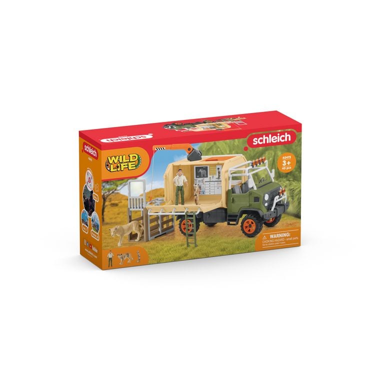 Produktbild: schleich&reg; 42475 Gro&szlig;er Truck Tierrettung