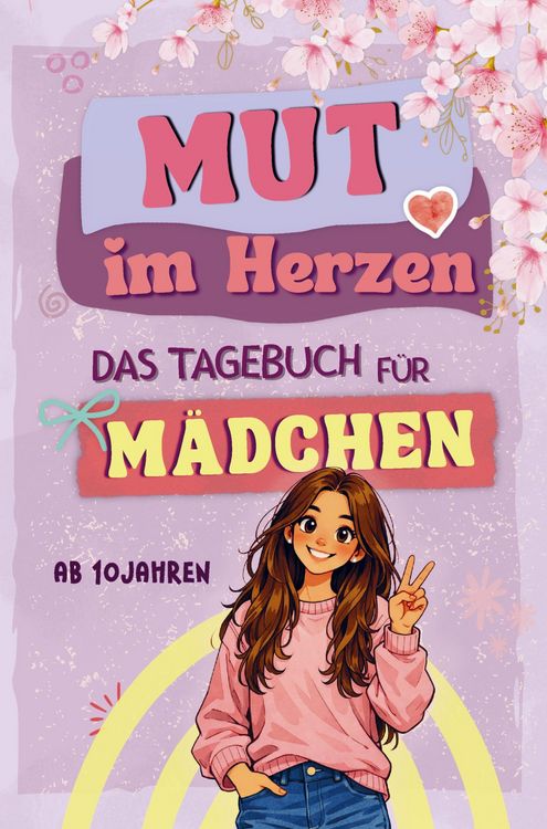 Produktbild: Mut im Herzen - Tagebuch f&uuml;r Teenager M&auml;dchen