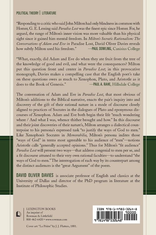 Produktbild: Milton's Socratic Rationalism