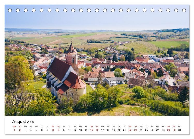 Produktbild: Das Weinviertel im wundersch&ouml;nen Nieder&ouml;sterreich. (Tischkalender 2026 DIN A5 quer), CALVENDO Monatskalender