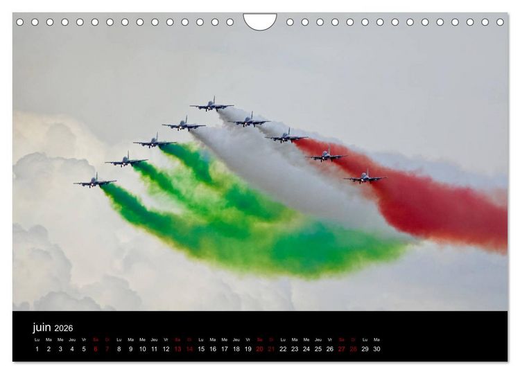 Produktbild: Les Frecce Tricolori (Calendrier mural 2026 DIN A4 vertical), CALVENDO calendrier mensuel