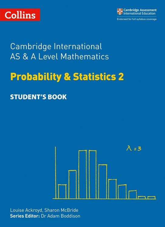 Produktbild: Cambridge International as & a Level Mathematics Probability and Statistics 2 Student's Book