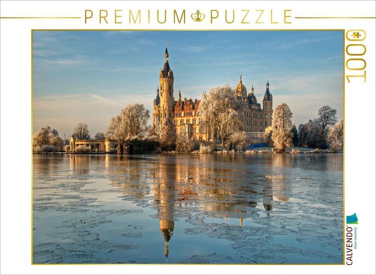 Produktbild: CALVENDO Puzzle Schwerin - UNESCO Weltkulturerbe | 1000 Teile Lege-Gr&ouml;&szlig;e 64x48cm Foto-Puzzle f&uuml;r gl&uuml;ckliche Stunden