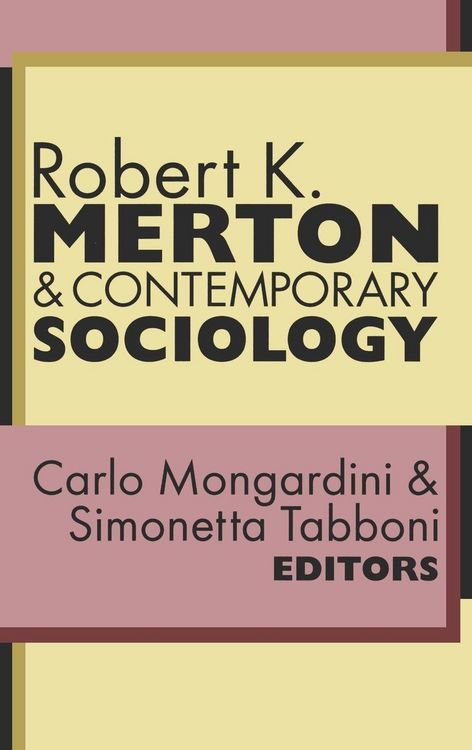 Produktbild: Robert K. Merton and Contemporary Sociology