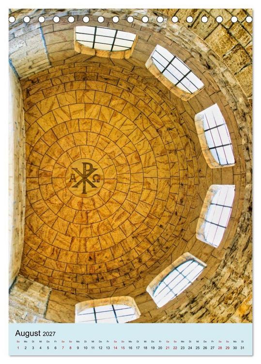 Produktbild: Evangelische Erl&ouml;serkirche Jerusalem (Tischkalender 2027 DIN A5 hoch), CALVENDO Monatskalender
