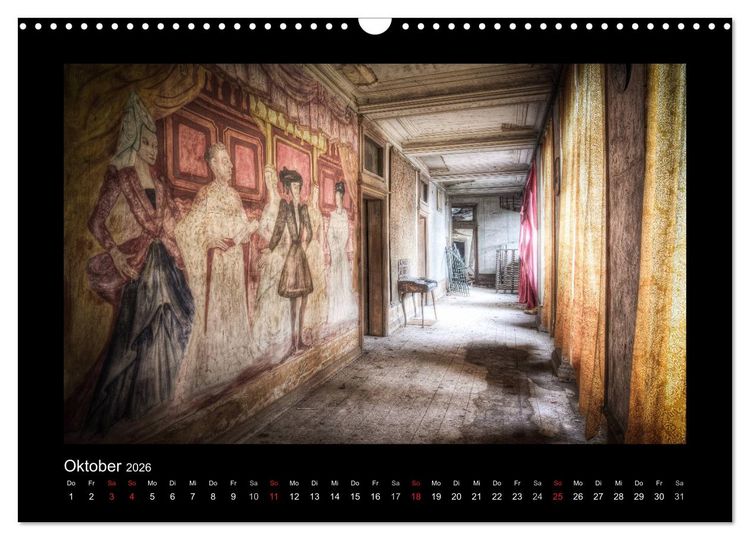 Produktbild: Lost Places - verlassene Orte vergangener Glanz (Wandkalender 2026 DIN A3 quer), CALVENDO Monatskalender