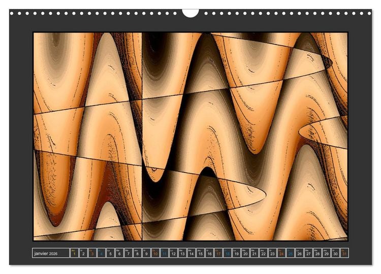 Produktbild: Art palette terre (Calendrier mural 2026 DIN A3 vertical), CALVENDO calendrier mensuel