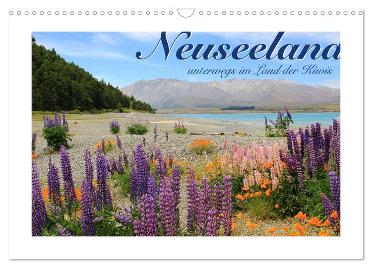 Produktbild: Neuseeland - unterwegs im Land der Kiwis (Wandkalender 2026 DIN A3 quer), CALVENDO Monatskalender