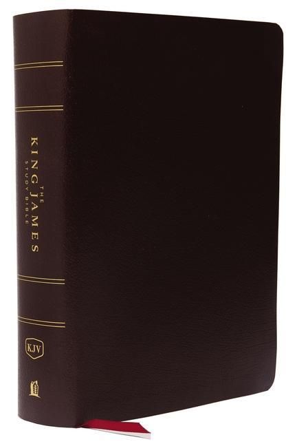 Produktbild: The King James Study Bible, Bonded Leather, Burgundy, Indexed, Full-Color Edition