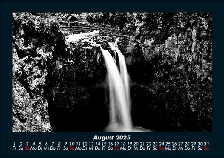 Produktbild: Wasserfälle 2025 Fotokalender DIN A5