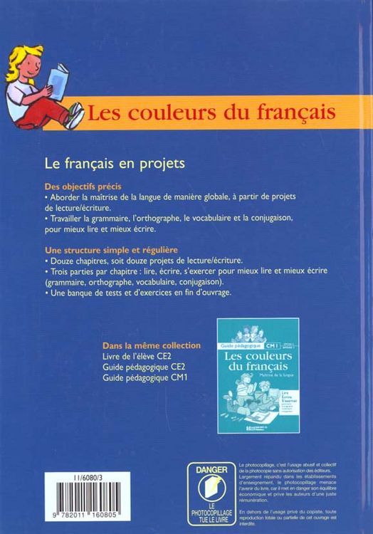 Produktbild: Les Couleurs du Francais Cm1 - Livre de l'Eleve - Ed.1998