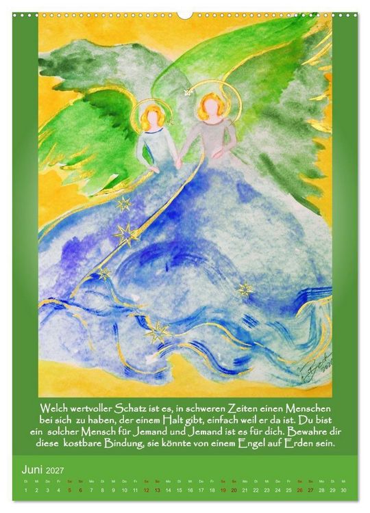 Produktbild: Schimmernde Boten (hochwertiger Premium Wandkalender 2027 DIN A2 hoch), Kunstdruck in Hochglanz