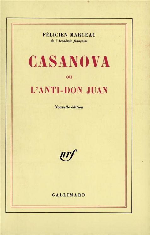 Produktbild: Casanova ou l'Anti-Don Juan