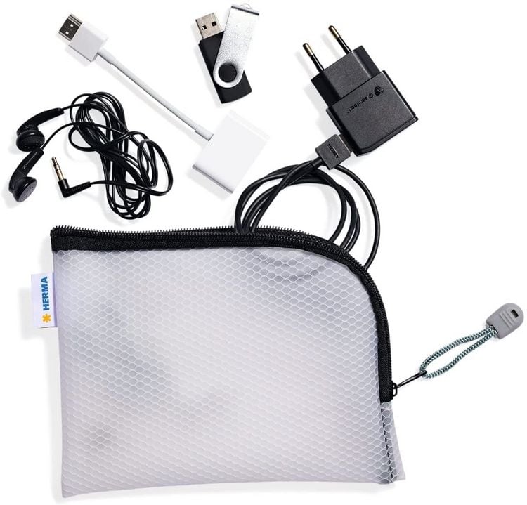 Produktbild: Herma Universaltasche A6 19x14cm schwarz