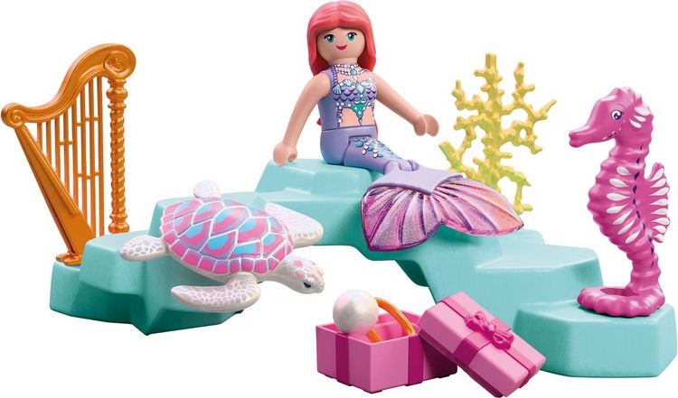 Produktbild: PLAYMOBIL 72107 Meerjungfrau mit Geschenk