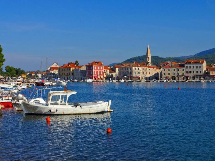 Produktbild: CALVENDO Puzzle Hafen in Stari Grad | 1000 Teile Lege-Gr&ouml;&szlig;e 64x48cm Foto-Puzzle f&uuml;r gl&uuml;ckliche Stunden