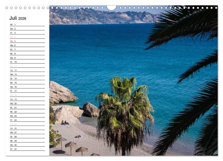 Produktbild: Andalusien (Wandkalender 2026 DIN A3 quer), CALVENDO Monatskalender
