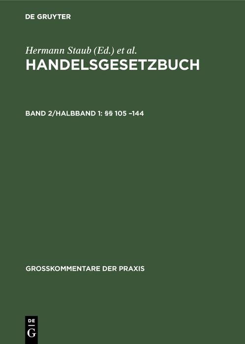 Produktbild: &sect;&sect; 105 -144