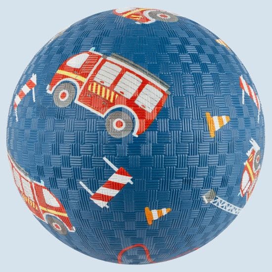 Produktbild: Sigikid 43519 - Ball Feuerwehr, blau, Naturkautschukball, 17 cm