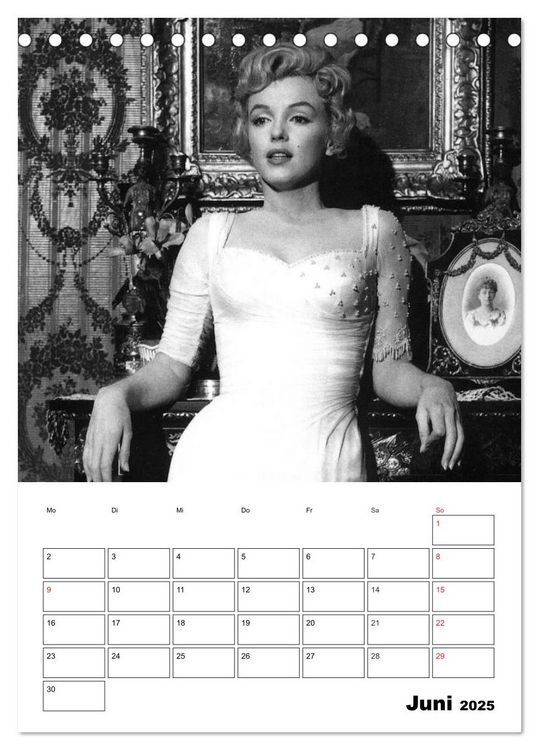 Produktbild: Marilyn Monroe. Weltstar und Sexsymbol (Tischkalender 2025 DIN A5 hoch), CALVENDO Monatskalender