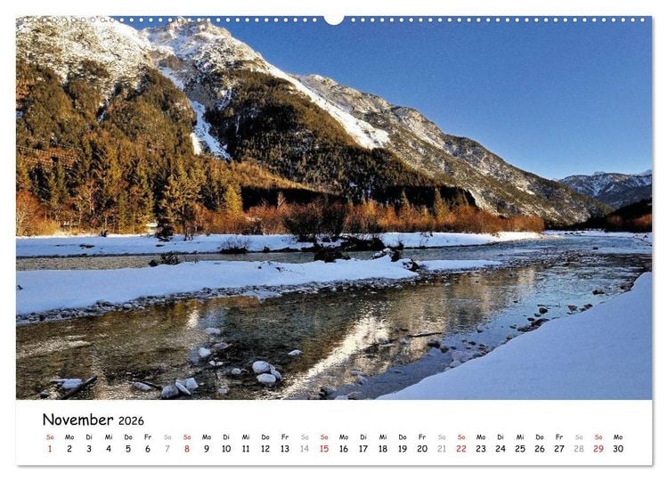 Produktbild: Wundersch&ouml;nes Isartal 2026 (hochwertiger Premium Wandkalender 2026 DIN A2 quer), Kunstdruck in Hochglanz