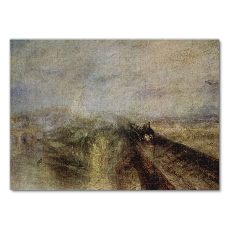 Produktbild: Lais Puzzle Joseph Mallord William Turner - Regen, Dampf und Geschwindigkeit, der Zug &raquo;Great Western&laquo; 1000 Teile
