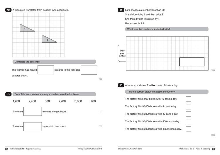 Produktbild: KS2 Maths SATs Practice Papers