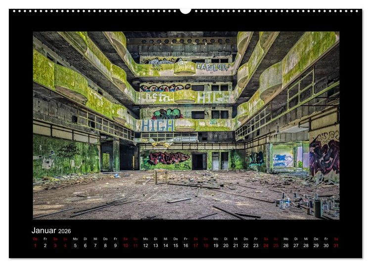 Produktbild: Morbider Charme - Vergessene Orte auf den Azoren - (hochwertiger Premium Wandkalender 2026 DIN A2 quer), Kunstdruck in Hochglanz