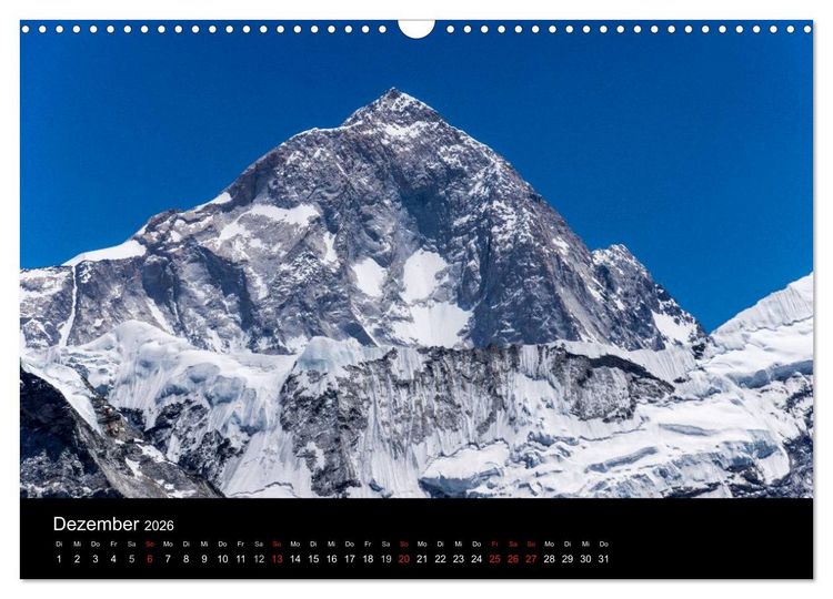 Produktbild: Everest-Nationalpark (Wandkalender 2026 DIN A3 quer), CALVENDO Monatskalender