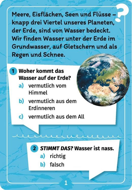 Produktbild: Expedition Natur Mein Wasser-Forscherquiz