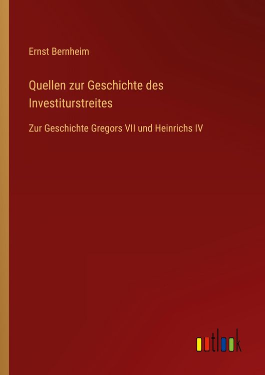 Produktbild: Quellen zur Geschichte des Investiturstreites