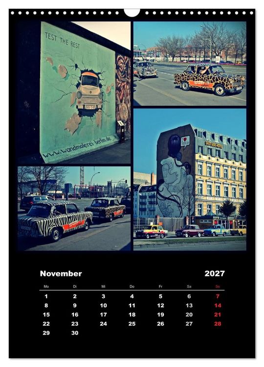Produktbild: BERLIN / vertikal (Wandkalender 2027 DIN A3 hoch), CALVENDO Monatskalender