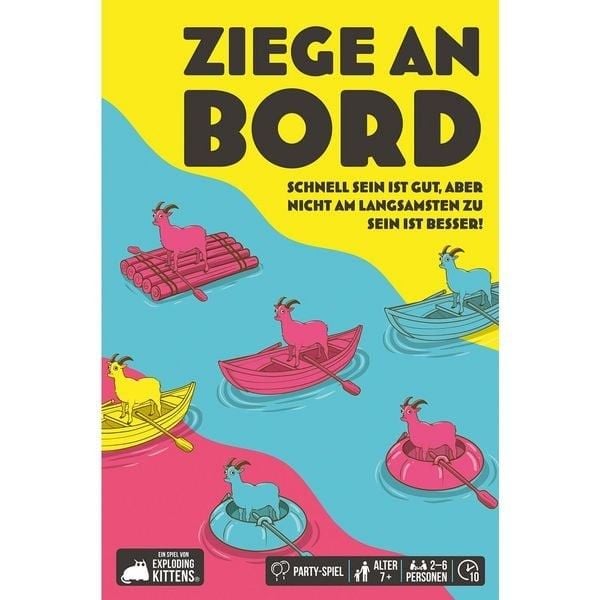 Produktbild: Exploding Kittens - Ziege an Bord, Partyspiel