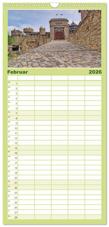 Produktbild: Familienplaner 2026 - Perlen der Oberlausitz mit 5 Spalten (Wandkalender, 21 x 45 cm) CALVENDO