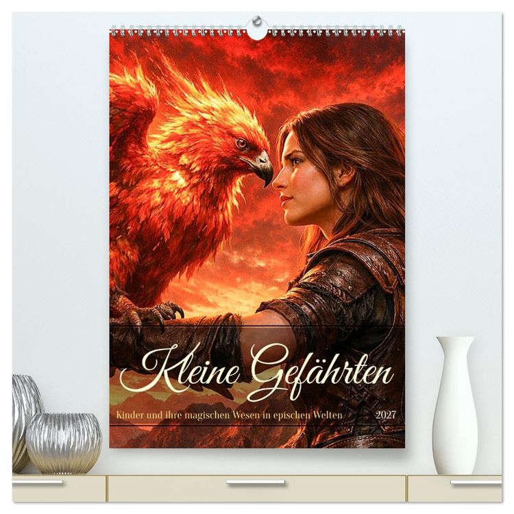 Produktbild: Kleine Gef&auml;hrten (hochwertiger Premium Wandkalender 2027 DIN A2 hoch), Kunstdruck in Hochglanz