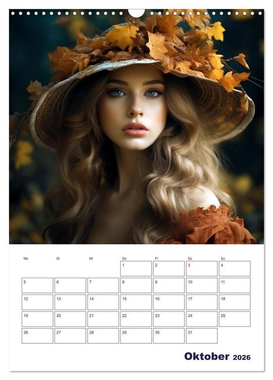 Produktbild: Die lebhafte Jahreszeiten! (Wandkalender 2026 DIN A3 hoch), CALVENDO Monatskalender